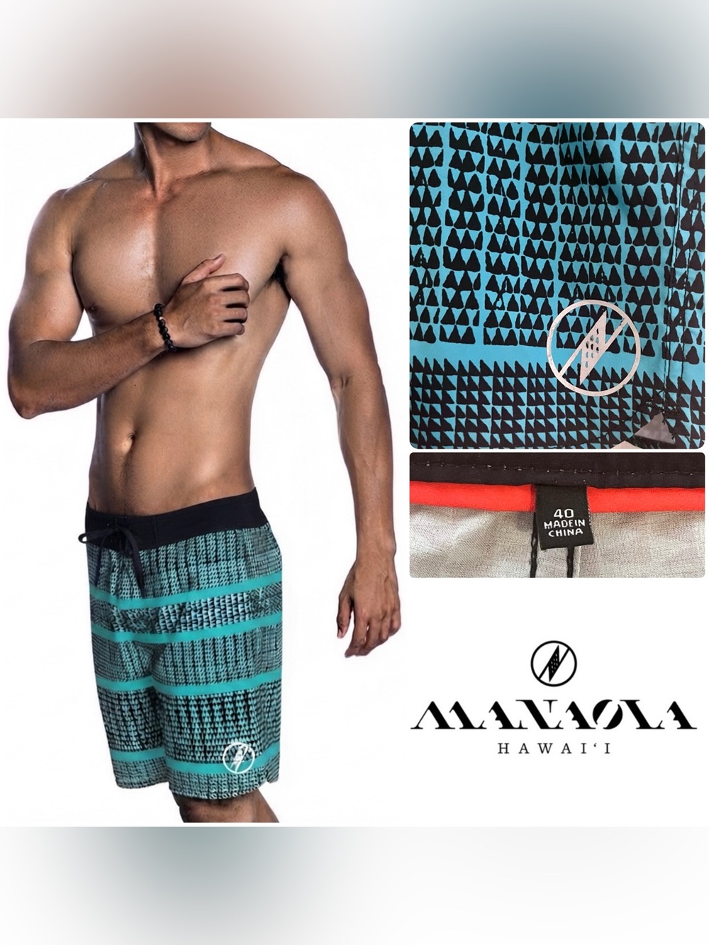 Manaola Hawaii 🌊 Size 40 • Surf Shorts Kauwela ‘Uwila